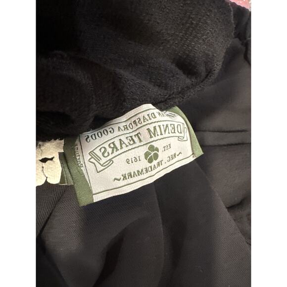 Denim Tears The Cotton Wreath Sweatpants – Black – Size XXL – New (Opened) - Picture 11 of 12